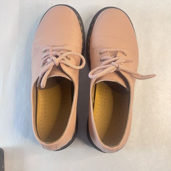 Dr. Martens 24256 Virginia Beige Pink Oxford Shoes Women's Size 7 - Picture 12 of 16